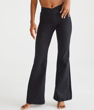 High-Rise Pull-On Flare Soft Flex Jean | Aeropostale