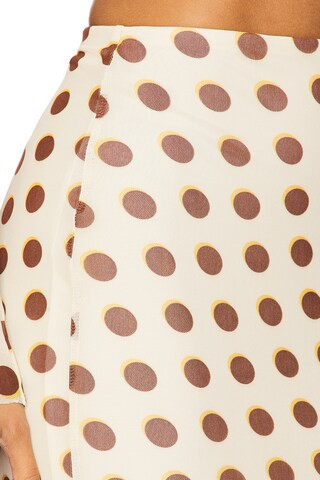 Tegan Skirt in Gold Halo Dot | Revolve Clothing (Global)