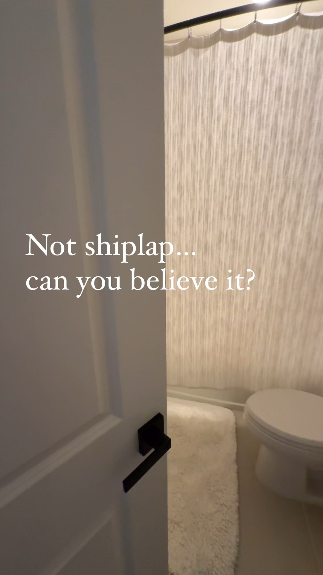 DIY Wall Hack You’ll Love 👀

Can you believe this isn’t shiplap?! It’s a $37 4x8 panel from Home Depot that completely transformed my bathroom. Beginner-friendly, budget-friendly, and renter-approved—no baseboard removal needed!

✨ Why it works:
	•	Panels are easy to cut (Home Depot may even cut them for you!)
	•	Keeps baseboards intact (mine are 1/4”)
	•	Can be finished with smooth or distressed trim

💡 Money-saving tip: Cut a panel in half and stretch it across your wall for more coverage.

Paint colors I used:
Walls → Sherwin-Williams Modern Gray
Panels → Sherwin-Williams Shell White (so pretty in warm light!)

Everything I used is linked here for you—tap Panel in the comments to shop panels, tools + trim!

#ltkhome #ltkDIY #diyhomedecor #bathroommakeover #budgetfriendlydecor


#LTKHome #LTKFamily #LTKKids