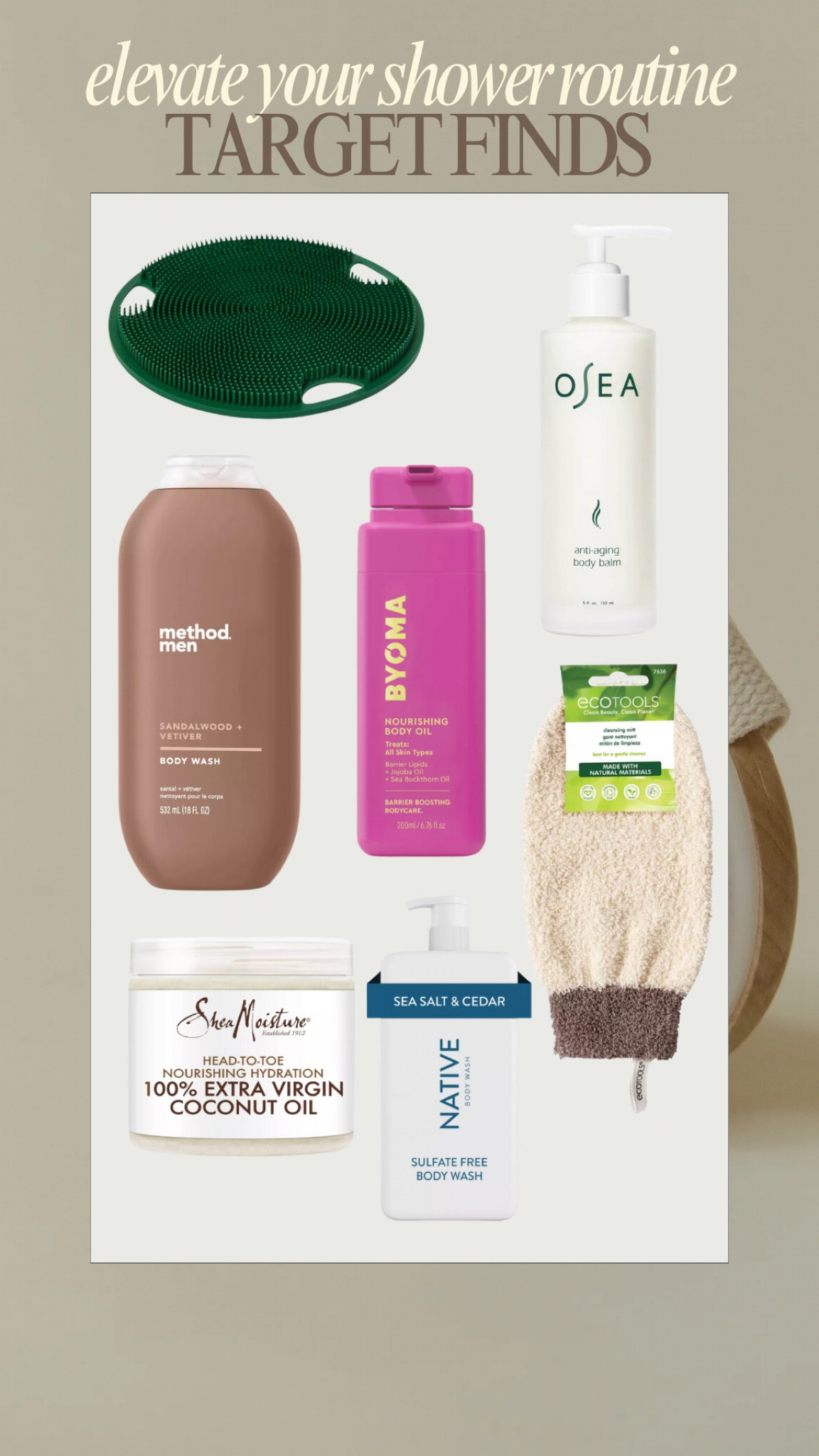Target body care finds. 