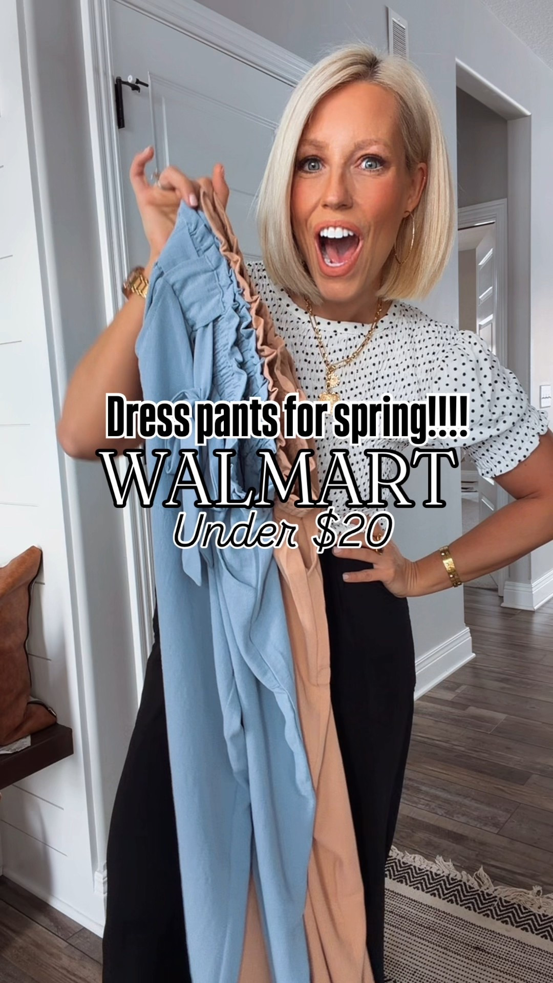 Spring workwear refresh 🌸✨

These Walmart work dress pants are the perfect staple for your spring office outfits — lightweight, breathable, and tailored for that polished look without sacrificing comfort. From 9–5 meetings to after-work plans, these affordable work pants give effortless business casual style on a budget.

If you’re building a spring capsule wardrobe, these are a must-have for versatile, chic, and comfy outfits.
⬇️⬇️⬇️
Pants medium 
Tops size small
Striped sweater medium
Shoes TTS

#LTKOver40 #LTKWorkwear #LTKSaleAlert