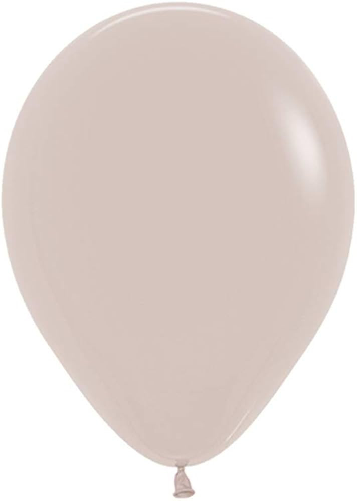 Betallatex 5" Deluxe White Sand Latex Balloons | Amazon (US)