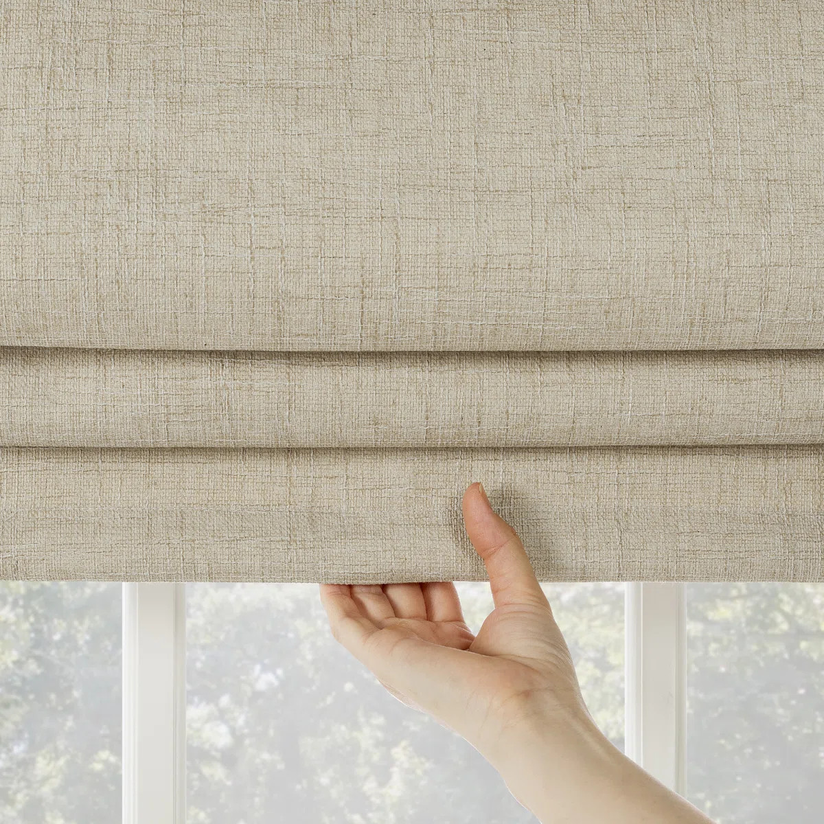 Sun Zero Somerton Thermal 100% Blackout Cordless Roman Shade | Wayfair North America