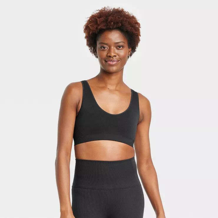 Women's Light Support Reversible Seamless Sports Bra - All in Motion™ | Target