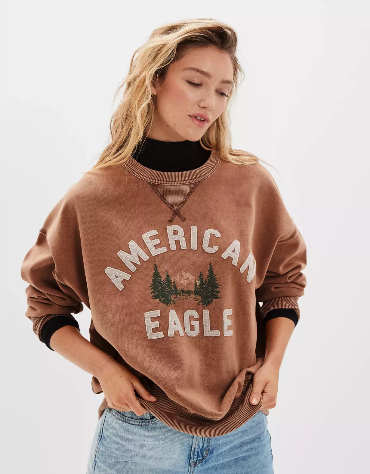 AE Oversized Hangout Crew Neck … curated on LTK
