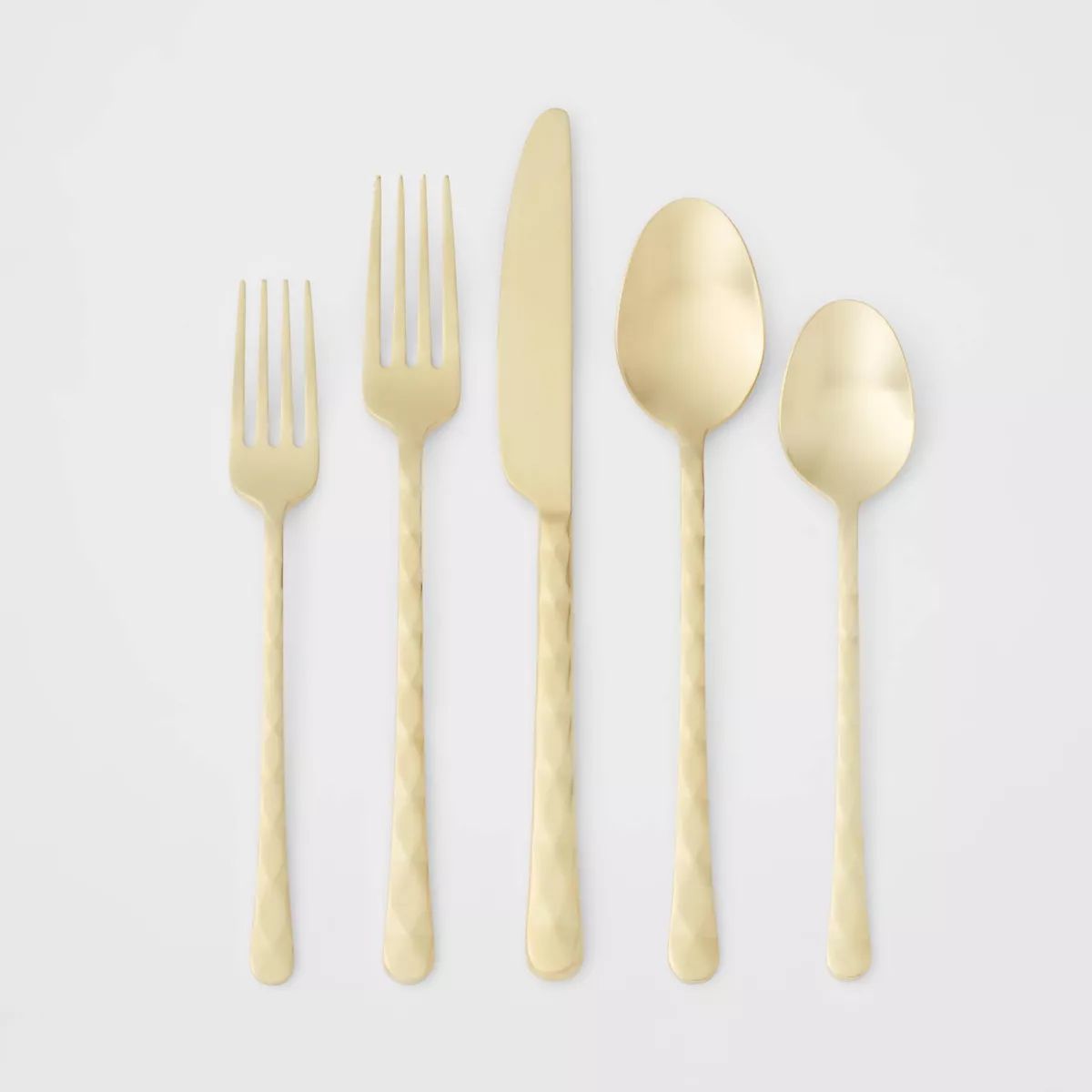 20pc Cherryfield Champagne Flatware Set - Threshold™ | Target