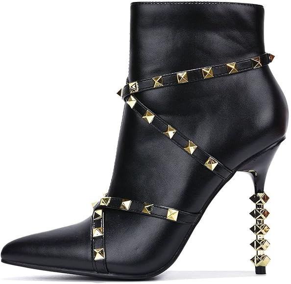 Cape Robbin Ines Sexy Stiletto Sculpted High Heels Booties for Women, Pointed Toe Ankle Boots wit... | Amazon (US)