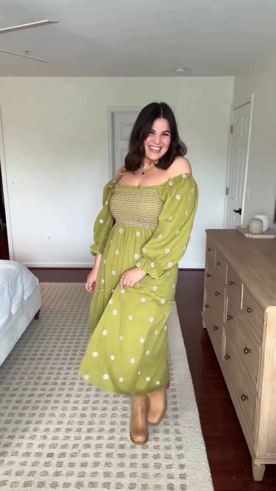 The cutest spring dress! 
Perfect for Easter 🐰 

Dress + shorts : xl
 *similar boots



#LTKootd #LTKSeasonal #LTKMidsize