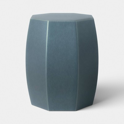 Ceramic Matte Glaze Side Table Dusty Blue - Threshold™ | Target