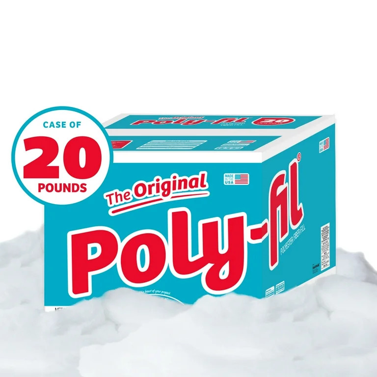 Poly-Fil® Premium Polyester Fiber Fill by Fairfield, 20 Pound Box | Walmart (US)