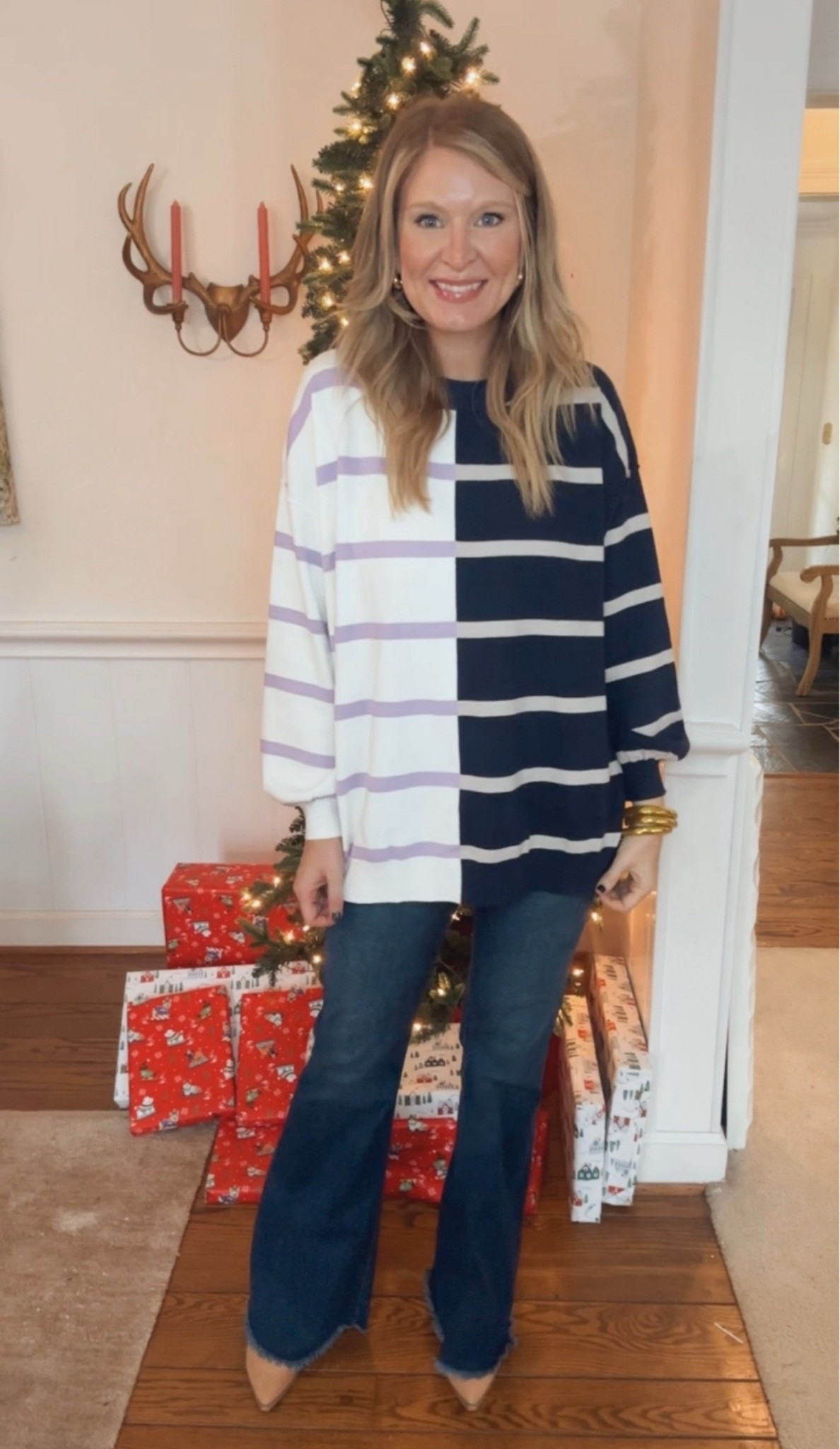 Amazon Free People-inspired sweater! On deal for only $35! I sized up to a L for length and the oversized fit! 

#LTKstyletip #LTKsalealert #LTKfindsunder50