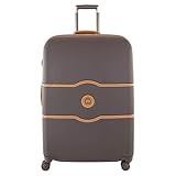 DELSEY Paris Chatelet Hard+ Hardside Luggage with Spinner Wheels, Chocolate Brown, Checked-Large 28  | Amazon (US)