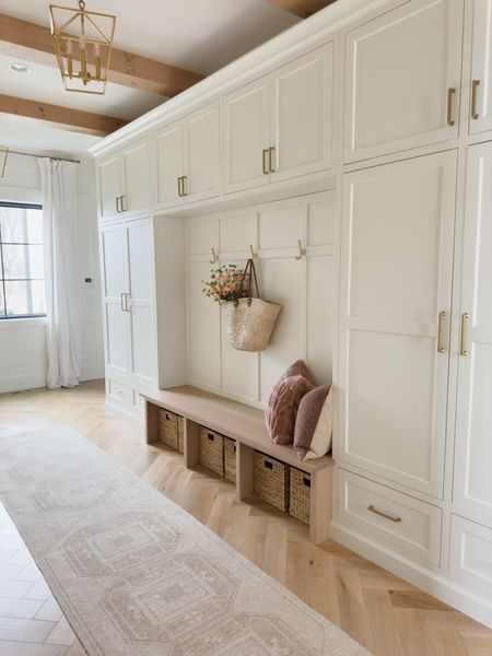 Bright and airy spring mudroom style with pops of pink, faux florals, and neutral rug runner. Love this transitional decor to flow into the living space

Spring home, mudroom details, neutral rug runner, gold detail, faux florals, light and bright, spring refresh, throw pillow, entry details, light and bright, lighting details, Pottery Barn style, neutral home, aesthetic home, found it on Amazon, shop the look!

#LTKSeasonal #LTKstyletip #LTKhome