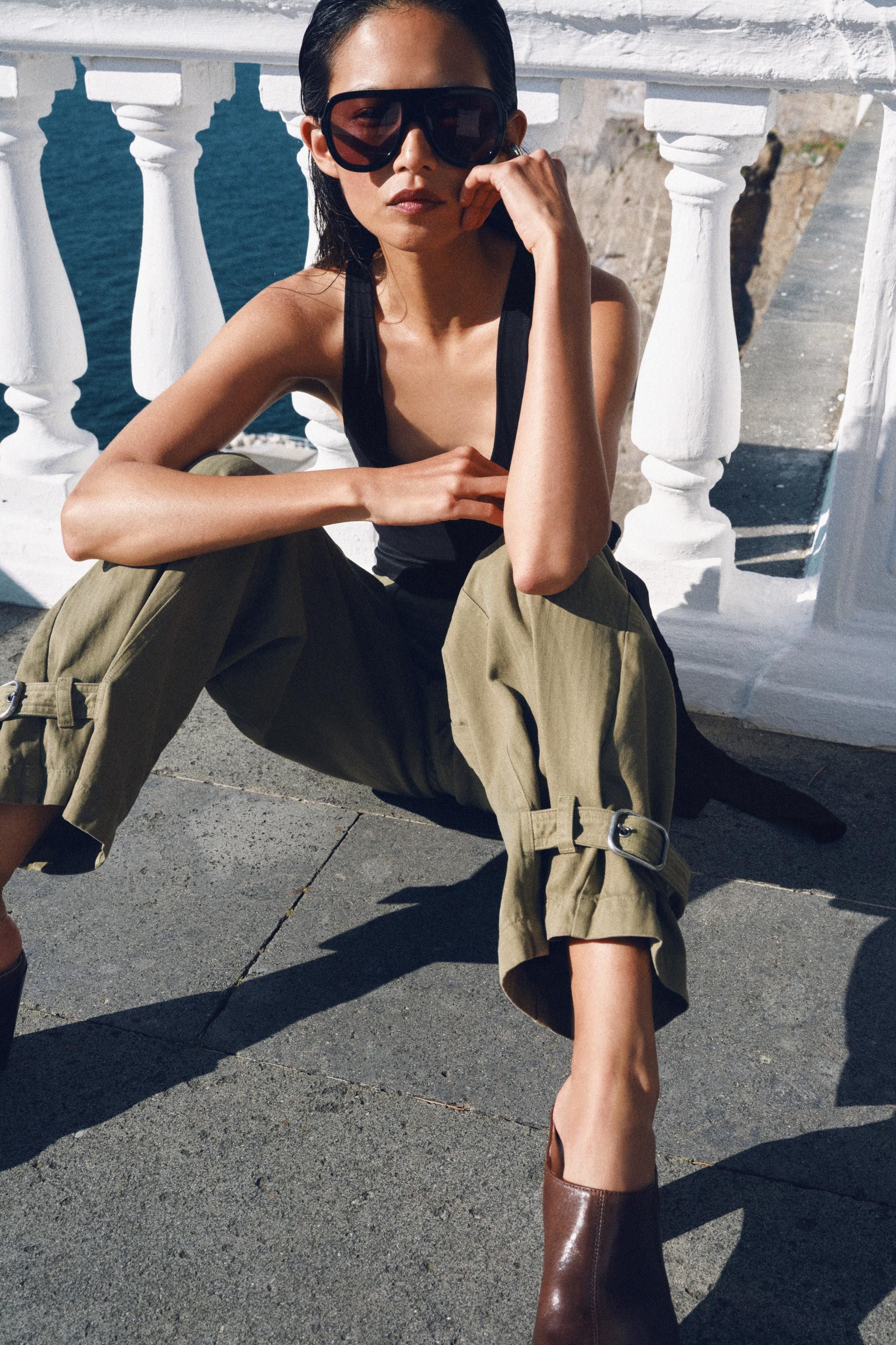 ZW COLLECTION BARREL CARGO TROUSERS | Zara DE