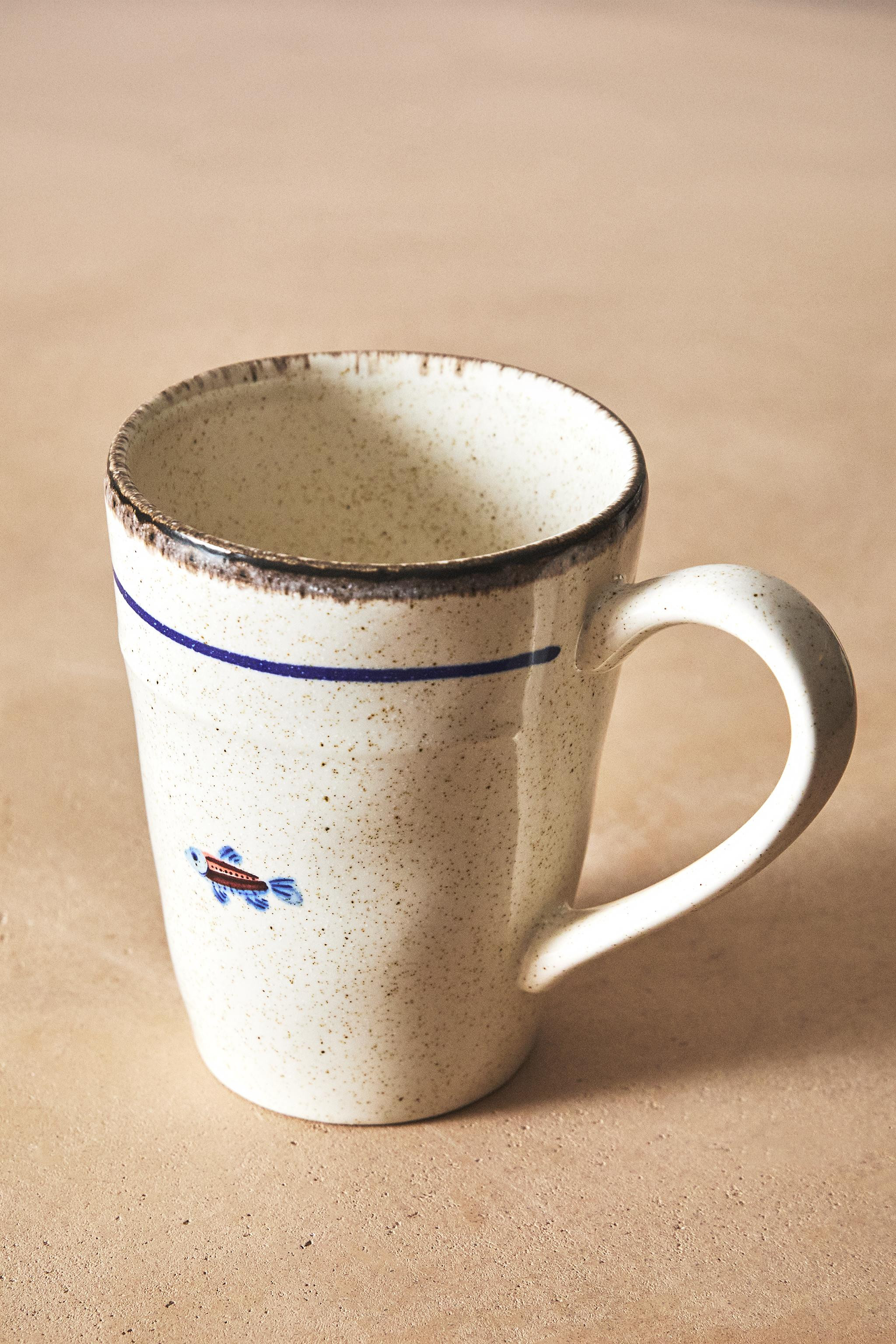 STONEWARE FISH MUG | Zara US