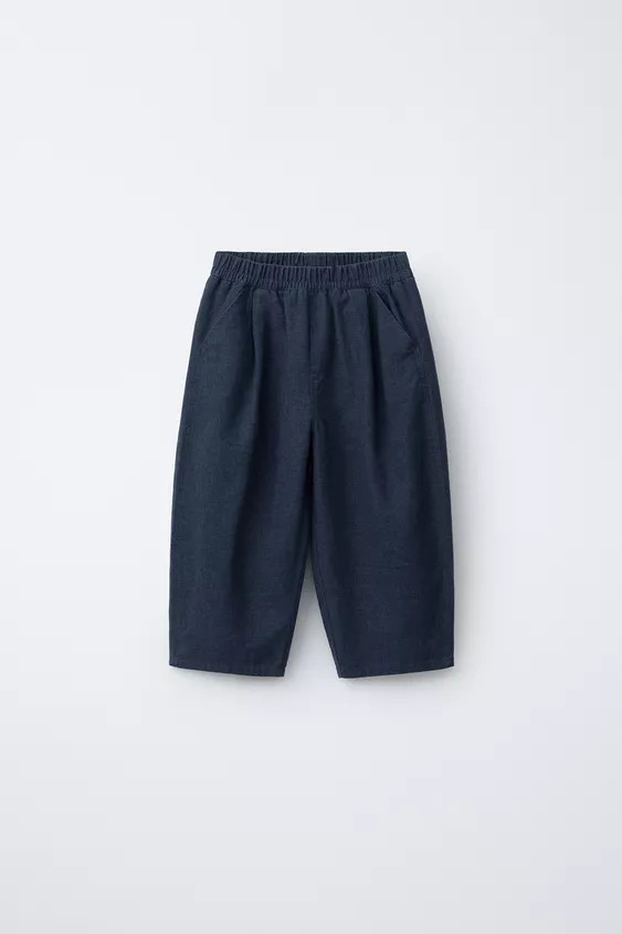 LINEN BALLOON PANTS | Zara US