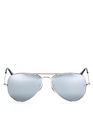 Ray-Ban Aviator Sunglasses with Mirrored Lenses | Bloomingdale's (US)