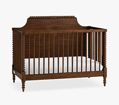 Chris Loves Julia Heritage Walnut 4-in-1 Convertible Crib | Pottery Barn Kids