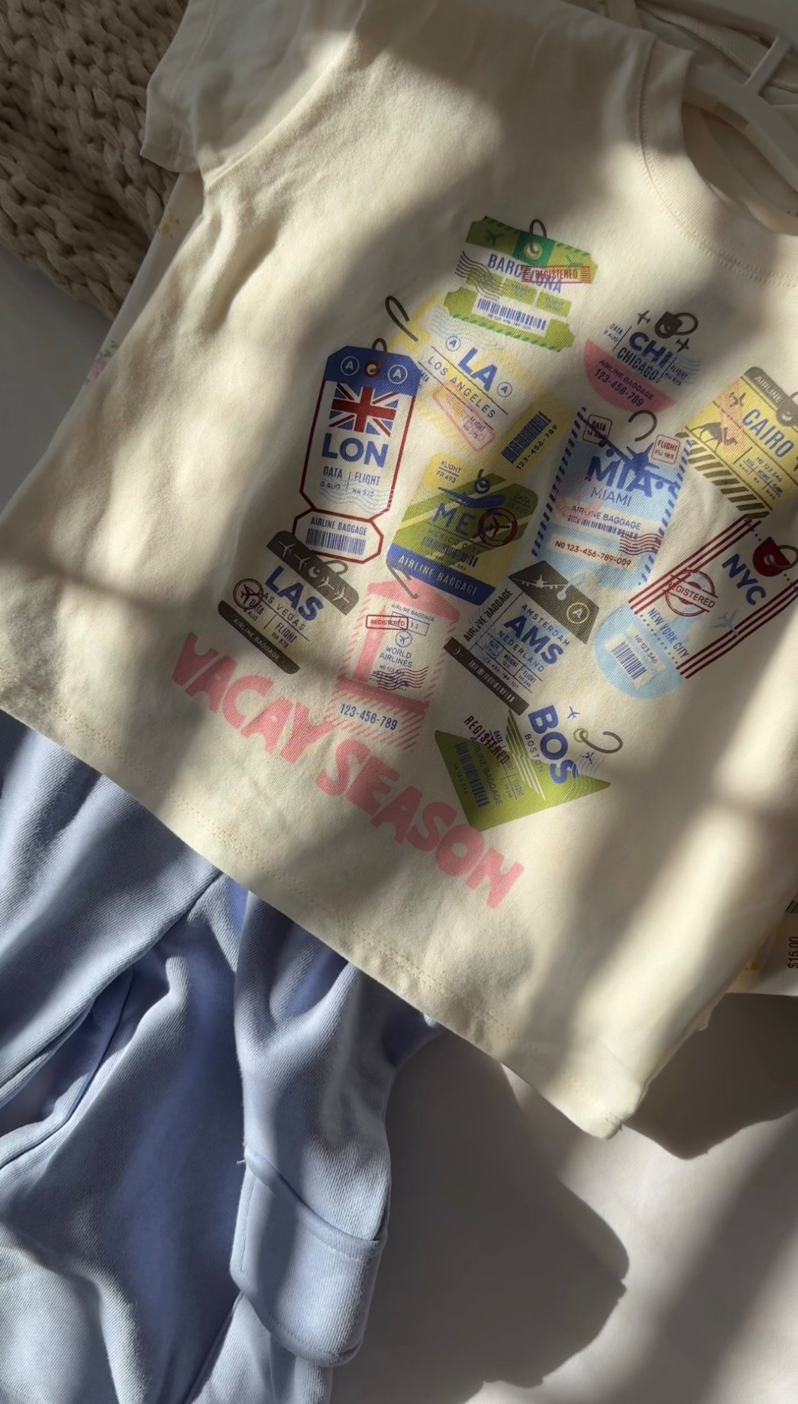 Grayson mini toddler girls set. Two pack of tees with wide leg pants. So cute ✈️✈️

#LTKSeasonal #LTKmomlife #LTKKids