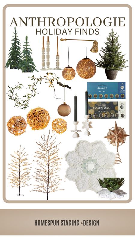 Holiday finds from Anthropology. What is your favorite find??  

#LTKhome #LTKHoliday