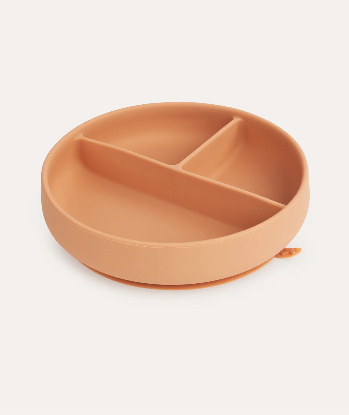Suction Divided Plate - Apricot Mix | KIDLY