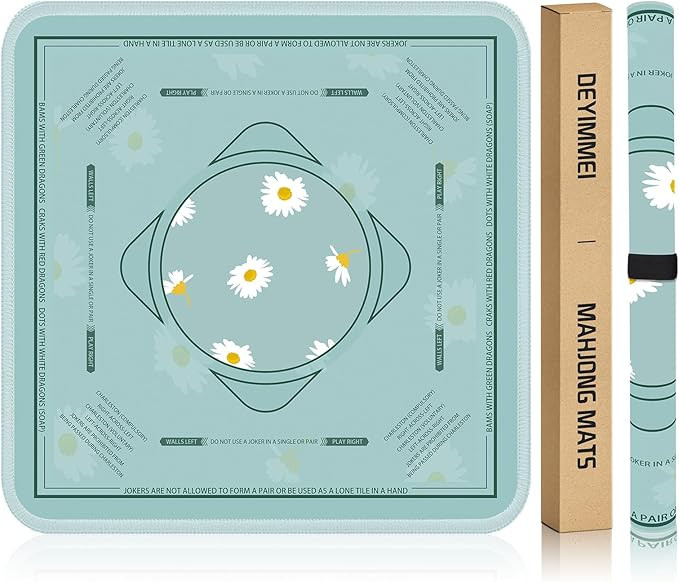 Amazon.com: Deyimmei Neoprene Mahjong Mat for Table 31.5"x31.5" - Non-Slip, Noise Reduction Cover... | Amazon (US)