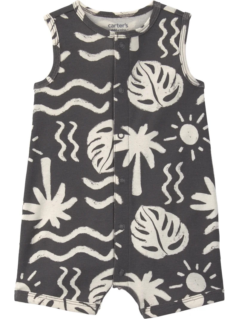 Carter's Child of Mine Baby Boy Romper, Sizes 0/3-24 Months | Walmart (US)
