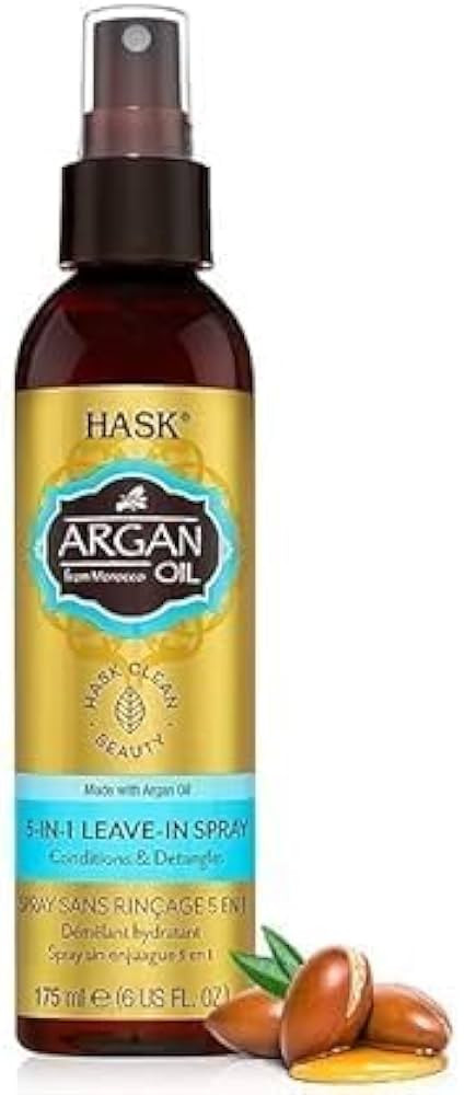 HA~SK Repairing ARGAN OIL 05-in-01 Leave In Conditioner Spray for all hair types, color safe, glu... | Amazon (US)