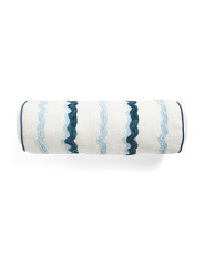 7x20 Outdoor Chenille Waves Bolster Pillow | Throw Pillows | Marshalls | Marshalls