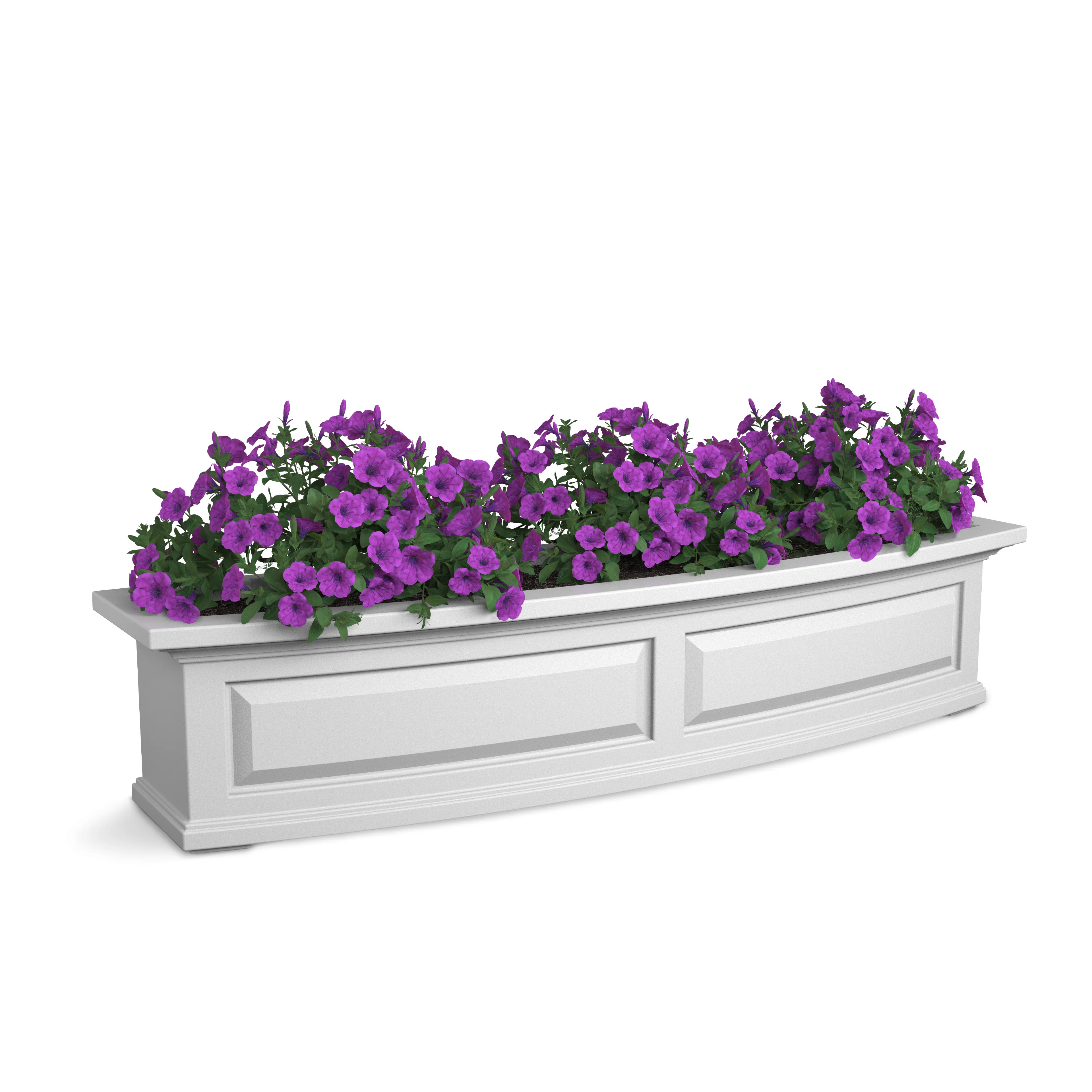 Nantucket Resin Window Box with Water Reservoir | Wayfair North America