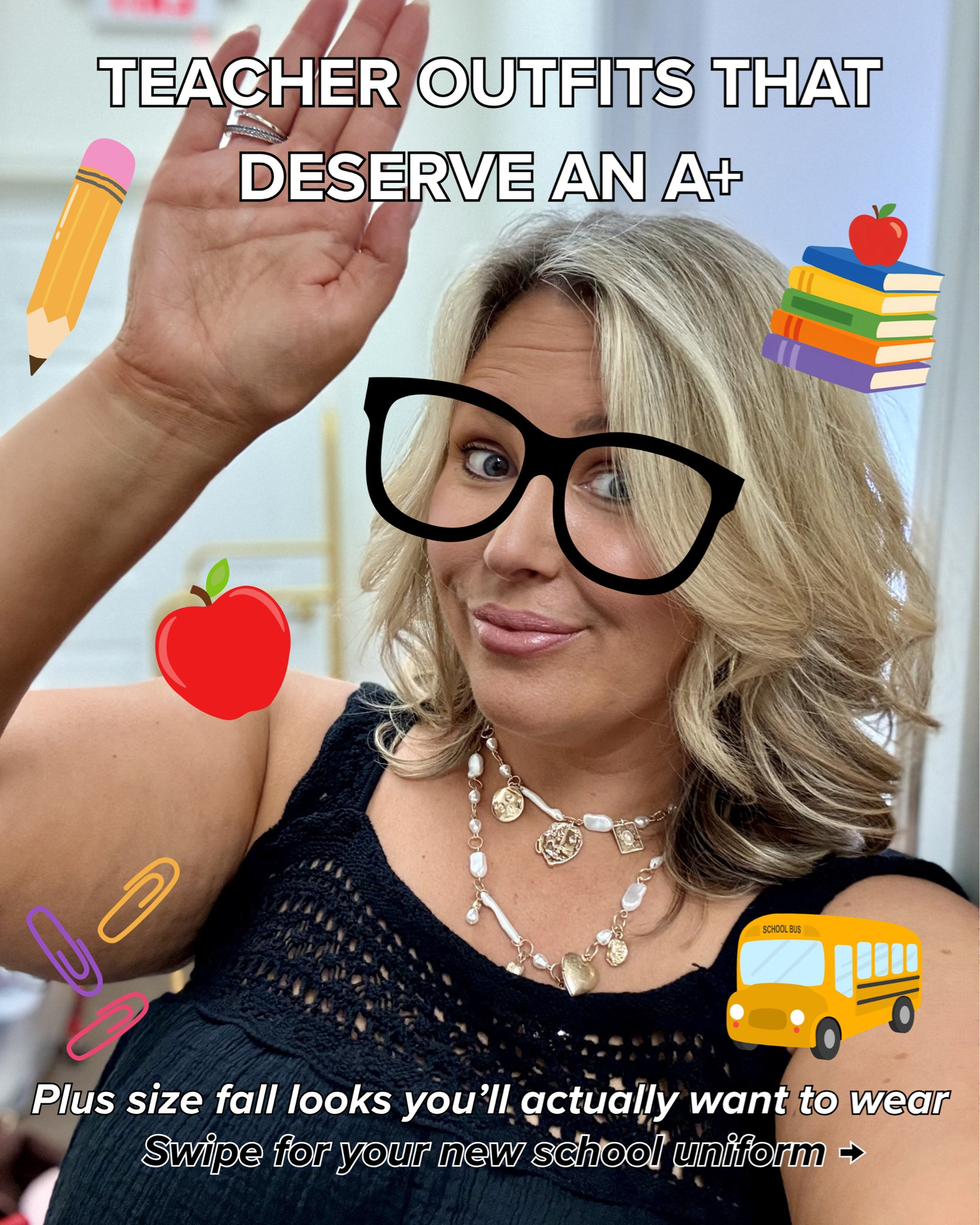Back to school teacher looks as a plus size 18/20 2X! Plus size, outfit inspo, back to school, teacher outfit, apron belly

#LTKPlusSize #LTKMidsize #LTKSeasonal