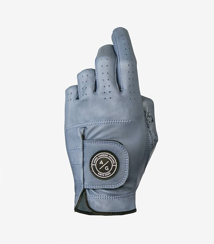 ASHER Men's Premium Flint Steel Golf Glove - XXL (goes on Left Hand) | Amazon (US)
