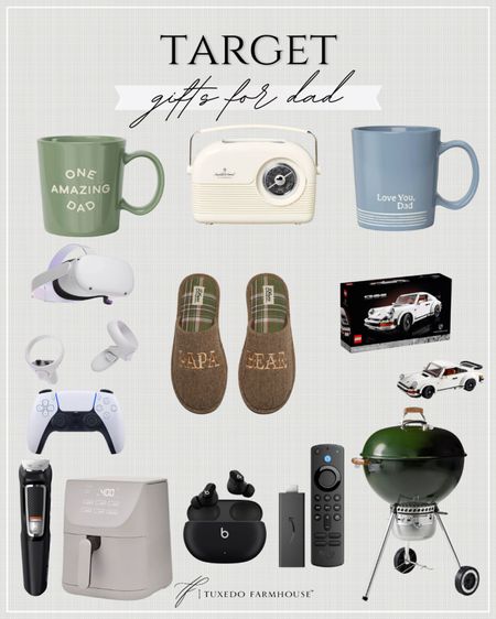 Target - Gifts for Dad

Gift ideas for the father or father figure in your life.  Get them what they really want this year!

Gifts, gadgets, dad, Father’s Day,  tech, mugs, kitchen, grooming, games, grills, hobbiess

#LTKSeasonal #LTKGiftGuide #LTKMens