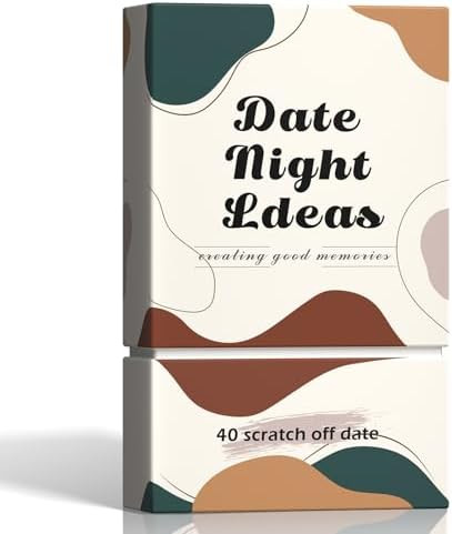 40 Scratch Off Date Night Ideas Cards, Romantic & Adventurous Engagement Couples Games Gifts, Ann... | Amazon (US)