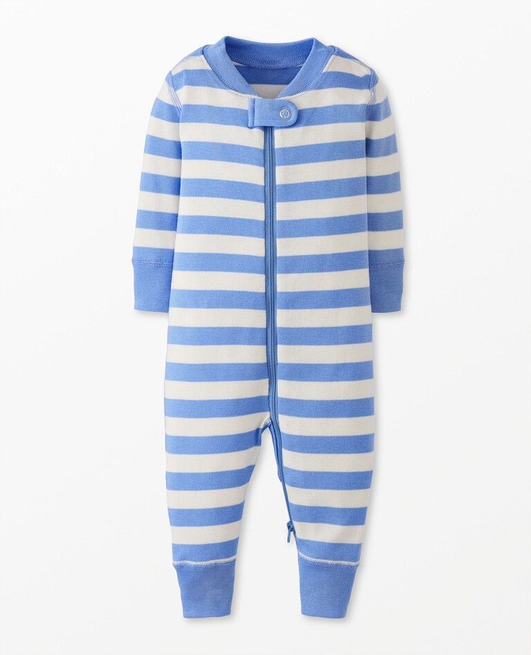 Baby Striped 2-Way Zip Sleeper | Hanna Andersson