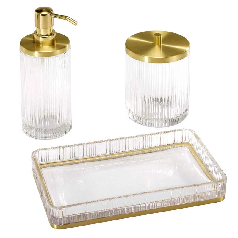 Nicole Miller Home Louise Bathroom Accessory Set | Wayfair | Wayfair North America