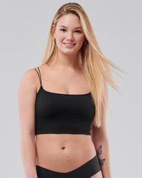 Women Gilly Hicks Lace-Back Seamless Longline Bralette | Women Bralettes | HollisterCo.com | Hollister (US)