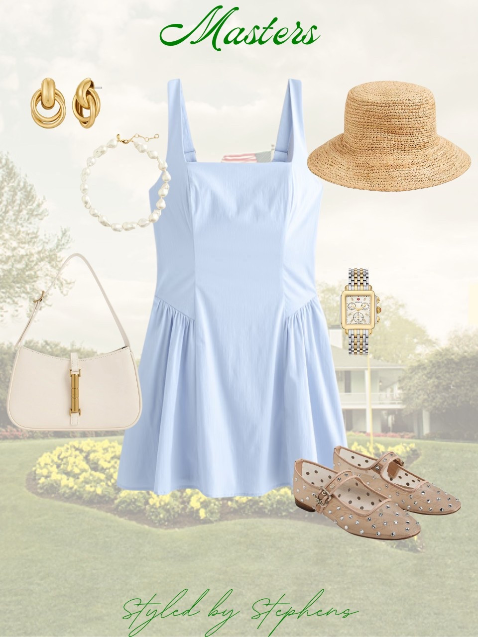 Masters outfit inspo! Perfect for the spring as well — loving dropped waist on this mini dress and that the flat trend is here to stay! 🤍

#LTKSaleAlert #LTKFindsUnder50 #LTKWedding