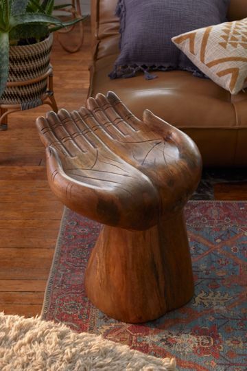 Open Hands Stool | Urban Outfitters (US and RoW)