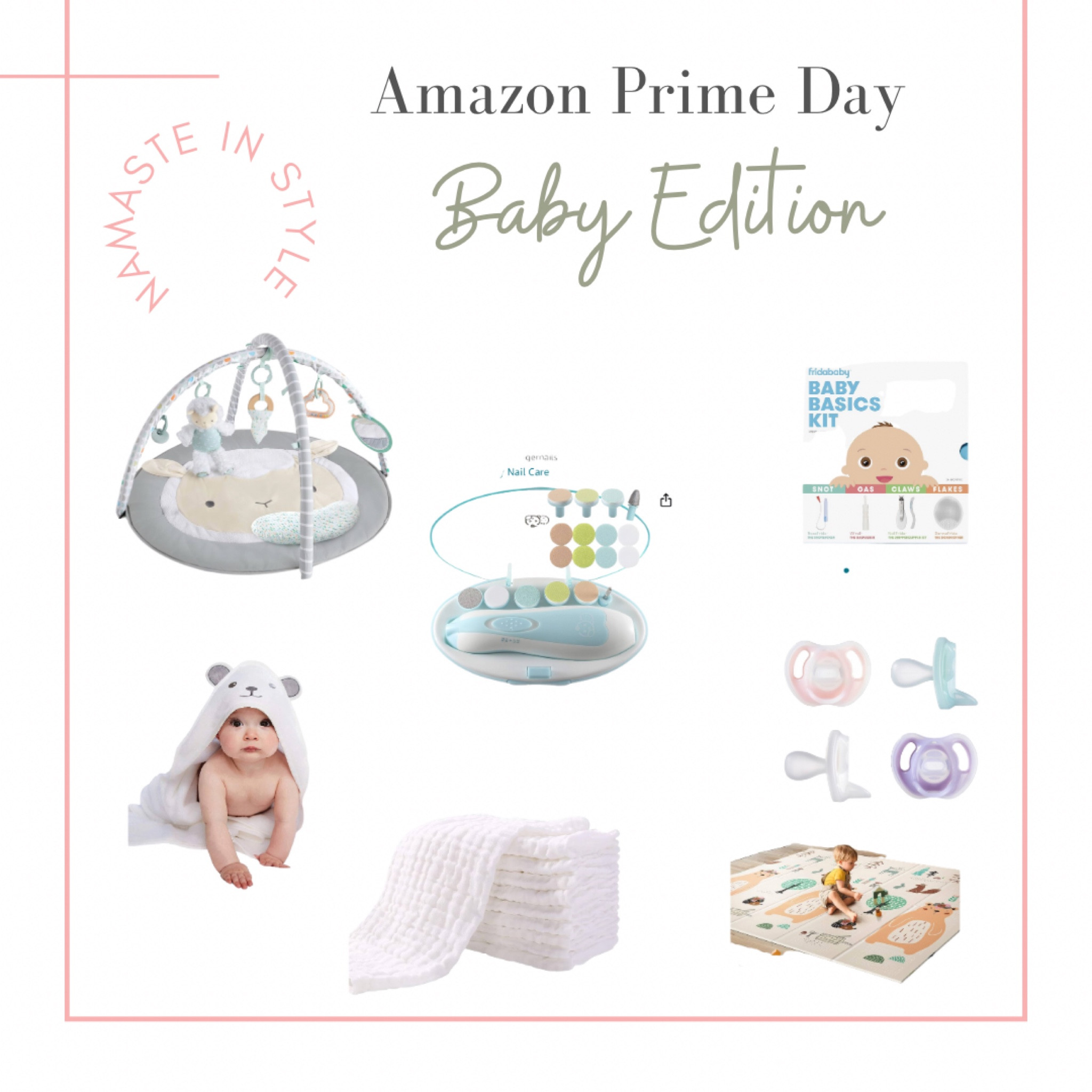 Favorite Baby Essentials from Amazon Prime Day! 
Newborn essentials 
Baby must haves 
