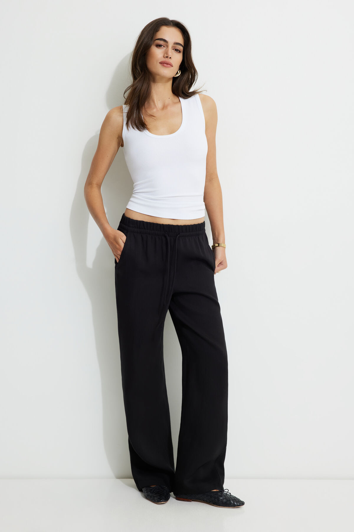 Blake Straight Pull On Pants | Dynamite Clothing