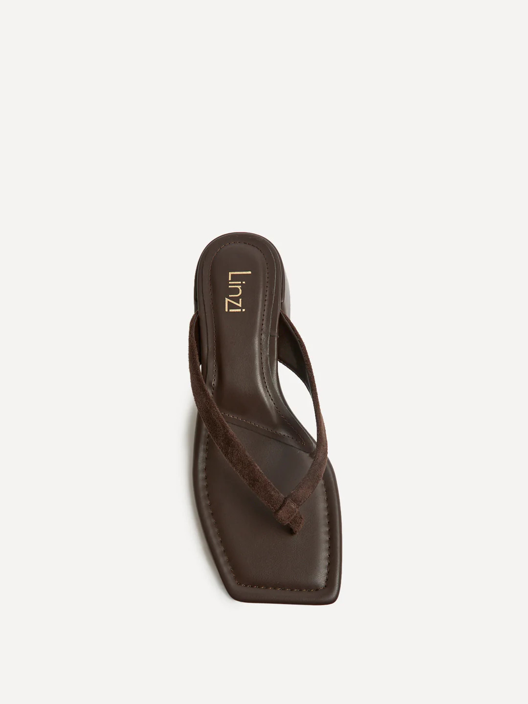 Phase Brown Faux Suede Mule Heels | Linzi Shoes