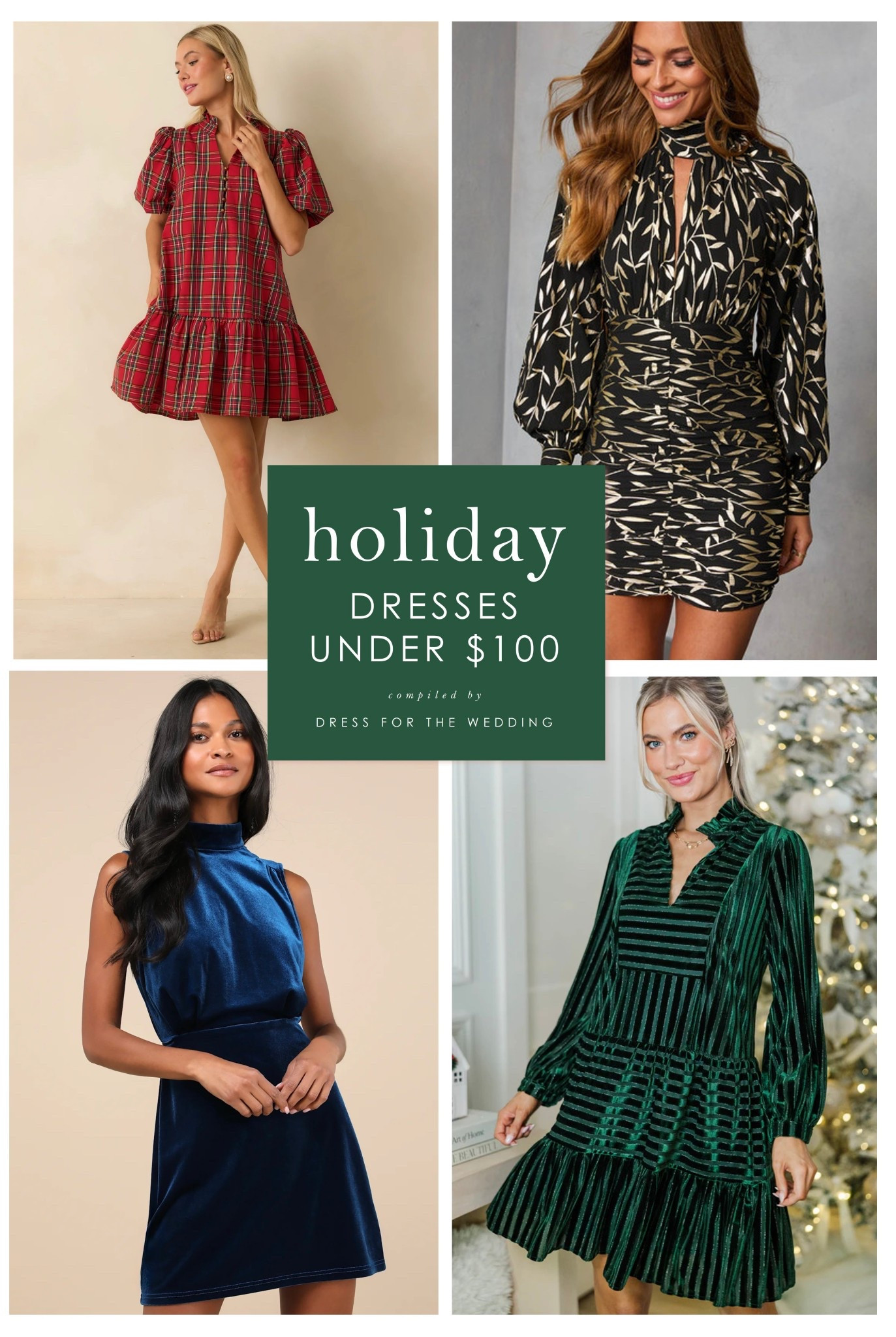 Holiday party dresses under $100
Affordable dress for Holiday party
Holiday work party dress 
Family photo outfit 
Dress for Christmas photo 
Christmas dress
Lulus dress
Blue velvet dress
Vici dress
Black dress
Red dress
Plaid dress
Cute dress for holiday 
Green velvet dress

#LTKParties #LTKHoliday #LTKFindsUnder100