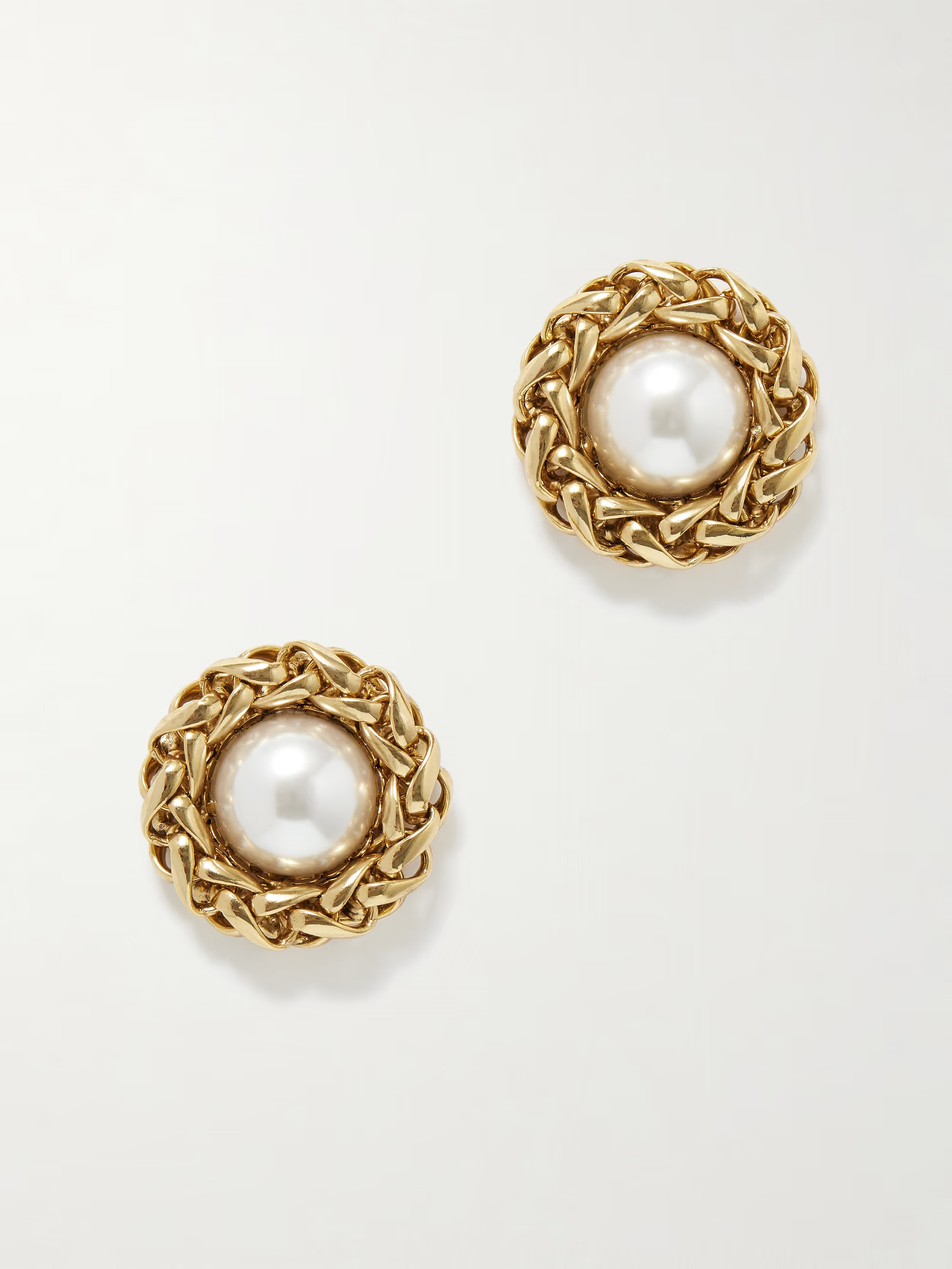 Jennifer Behr's 'Marit' earrings imbue vintage charm inspired by popular styles seen on runways i... | NET-A-PORTER (US)