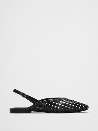 Woven Slingback Flats | Banana Republic Factory