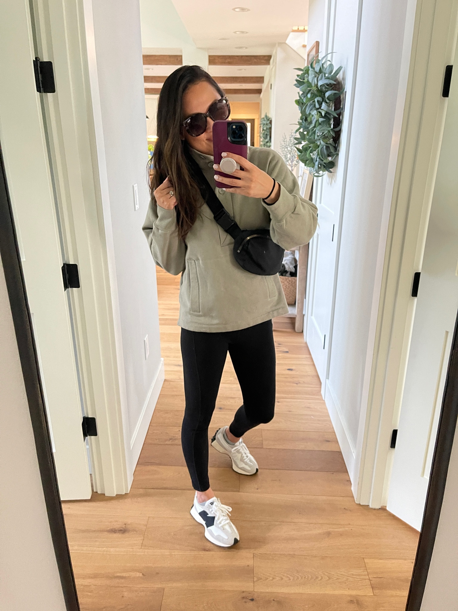 Travel outfit! Leggings, 327 new balance and leggings!

#LTKstyletip #LTKFind #LTKover40