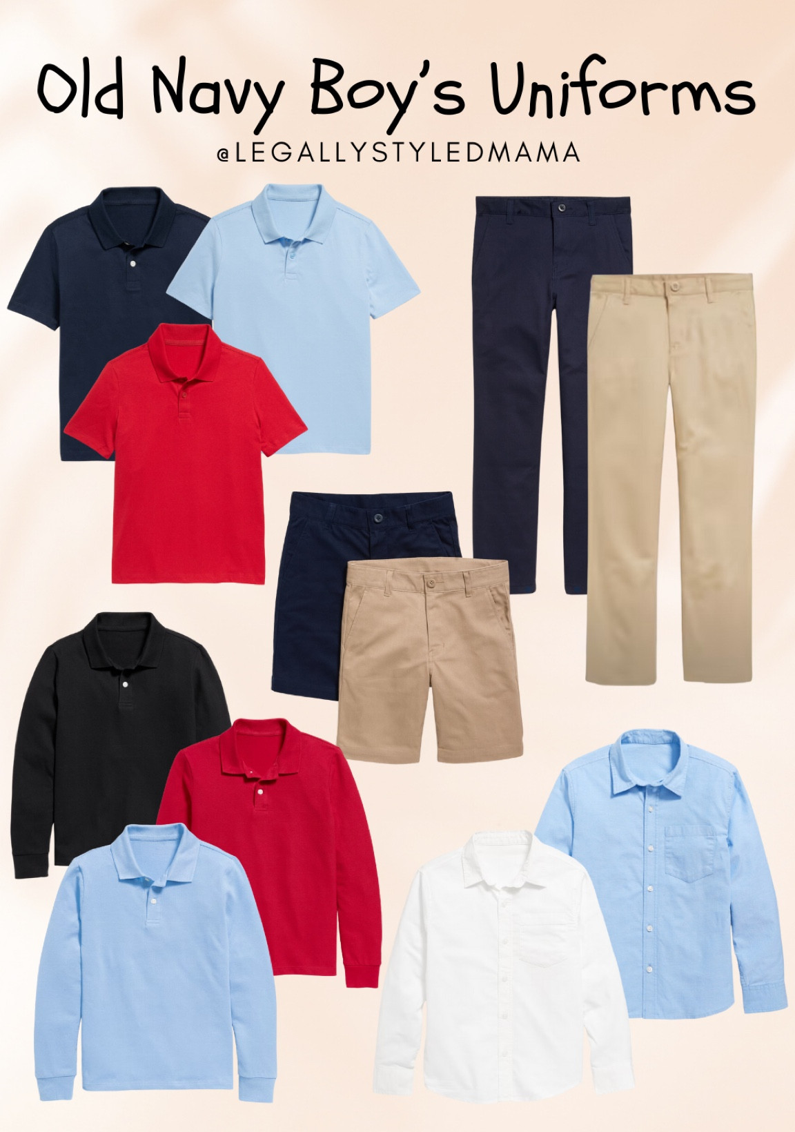 Old Navy boy’s school uniforms! 

Back to school, uniform, boys clothes 

#LTKKids #LTKSaleAlert #LTKBacktoSchool