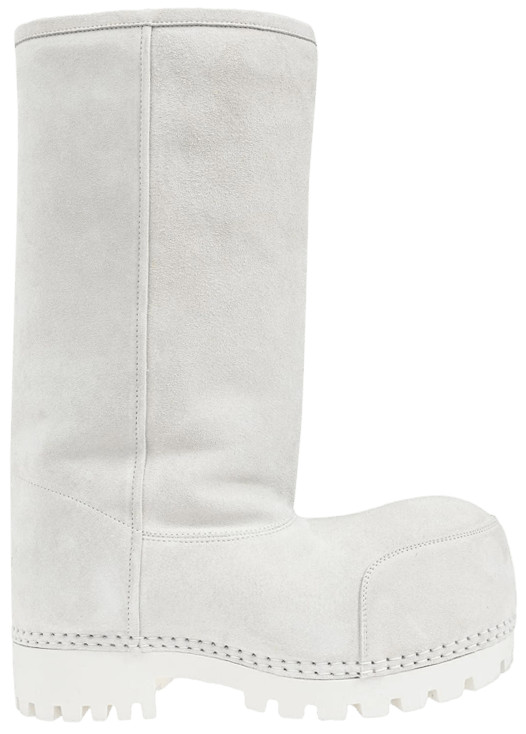 Balenciaga Wmns Alaska Fur High Boot 'White' | GOAT