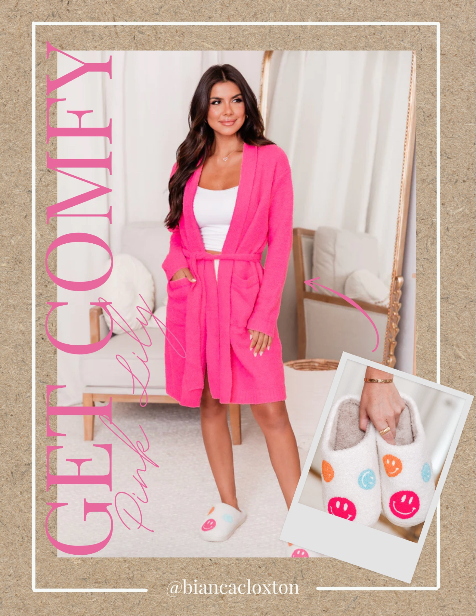 Get Cozy 🤍 with Pink Lily 

The cutest robes, slippers and blankets! Perfect for gifts!

Robe, slippers, blanket, cozy, relax, spa day, gift, gift idea, fuzzy slippers, fuzzy robe, plush blanket, Pink Lily 



#LTKstyletip #LTKFind #LTKunder50