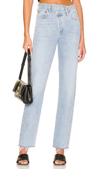 Criss Cross Straight Jeans in Dimension | Revolve Clothing (Global)